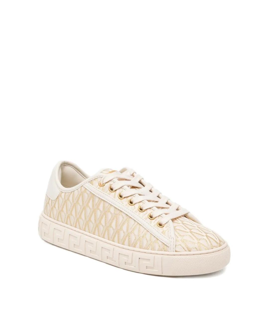 VERSACE Бежевые кеды, фото 2