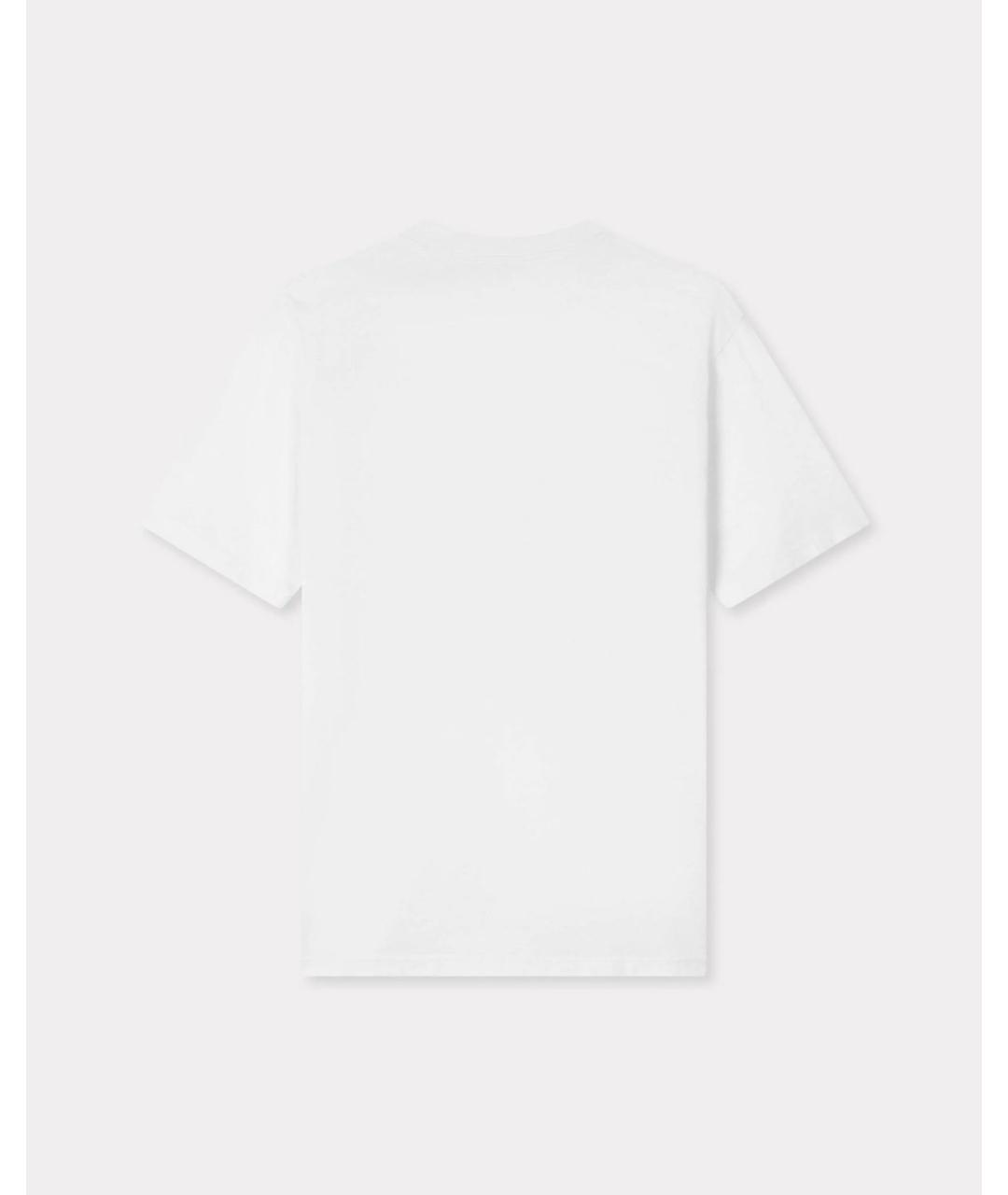 KENZO Белая хлопковая футболка, фото 2