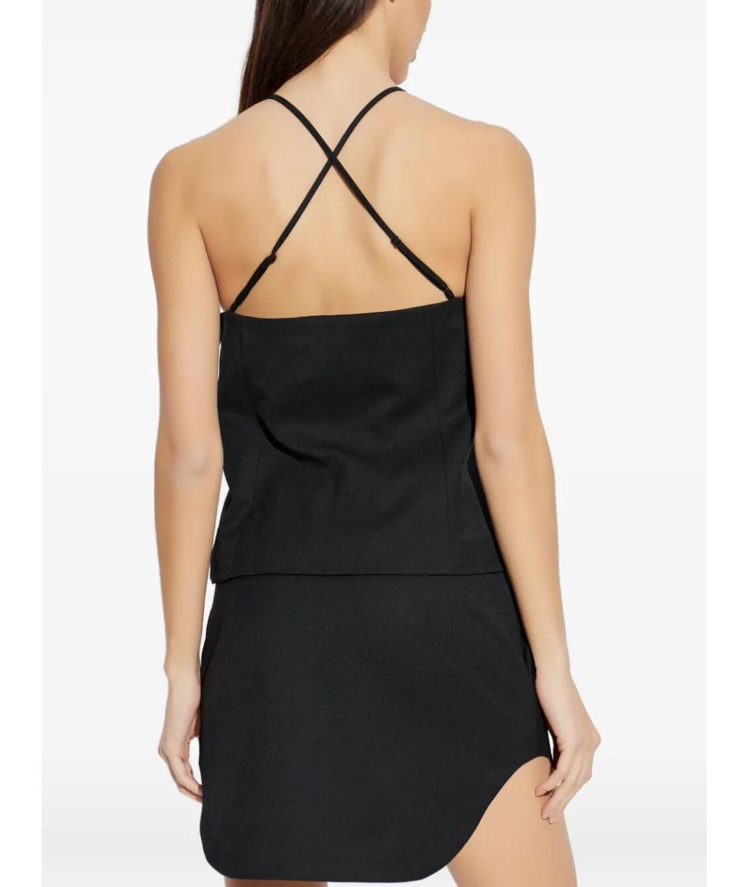 DIESEL Черная полиэстеровая майка, фото 5