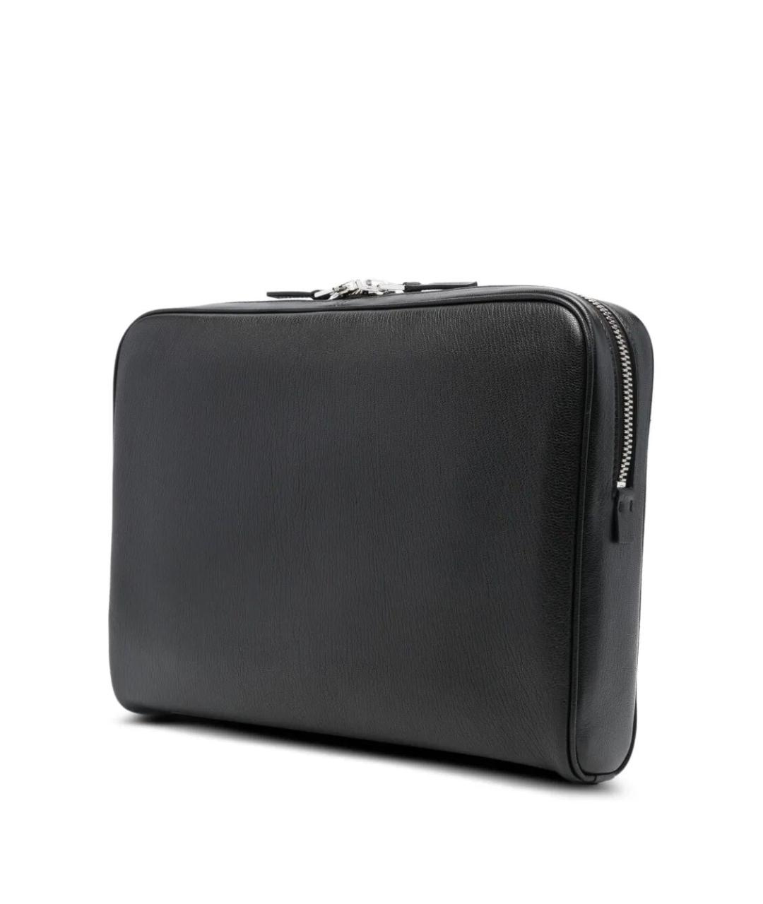 TOM FORD Черная кожаная барсетка, фото 3