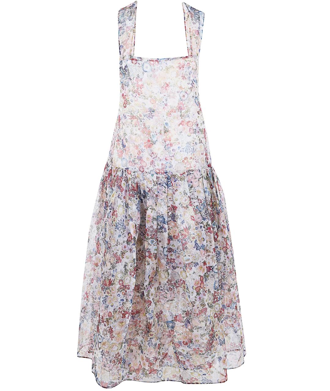 KHAITE Мульти шелковое повседневное платье, фото 1