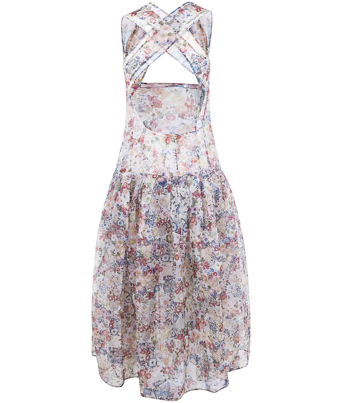 KHAITE Мульти шелковое повседневное платье, фото 2