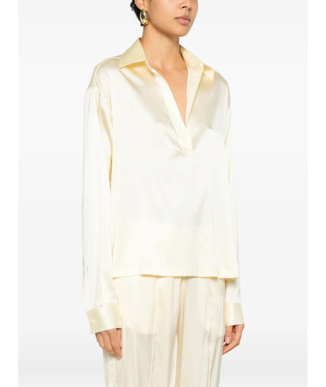 TOM FORD Бежевая шелковая рубашка, фото 4