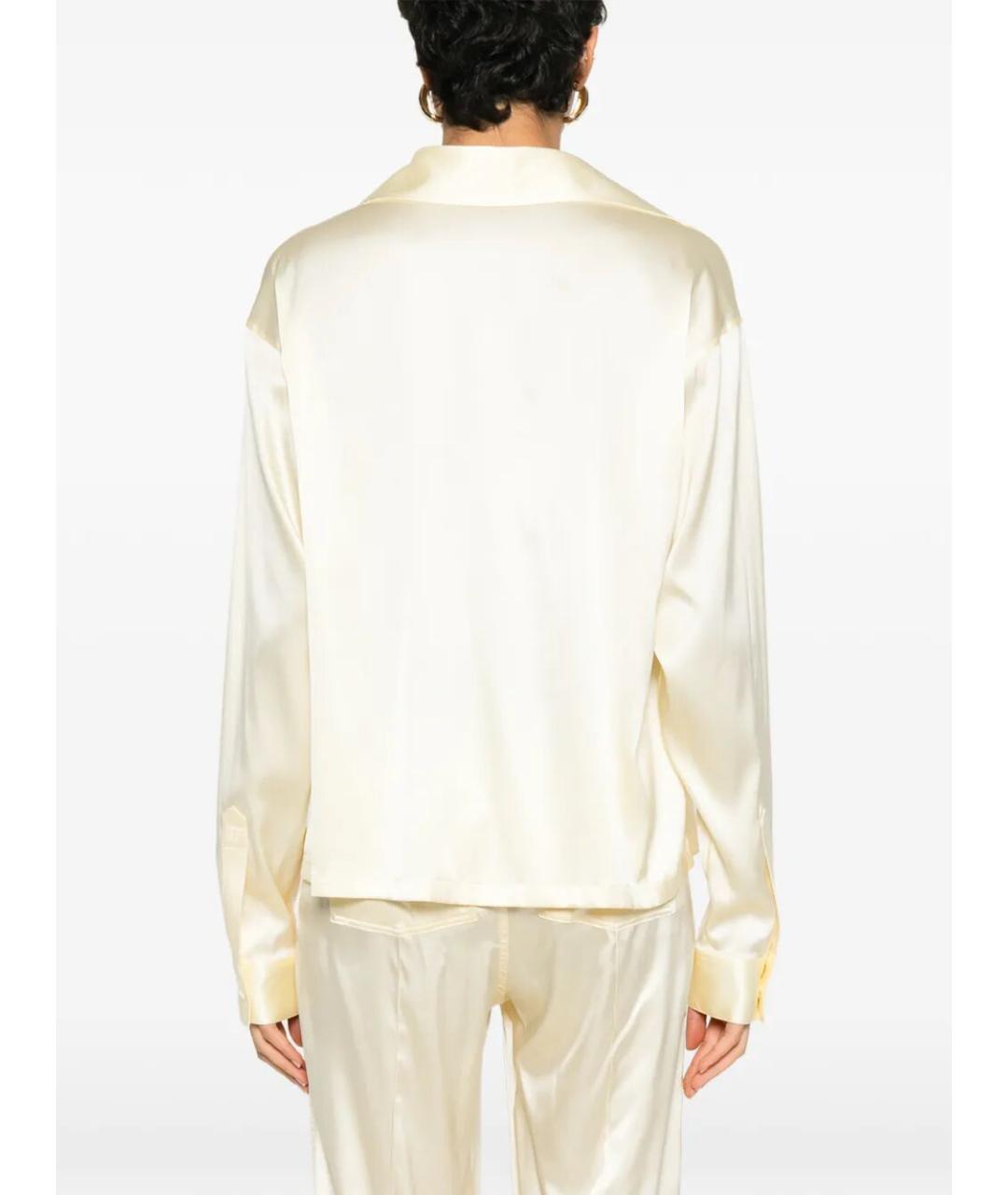 TOM FORD Бежевая шелковая рубашка, фото 5