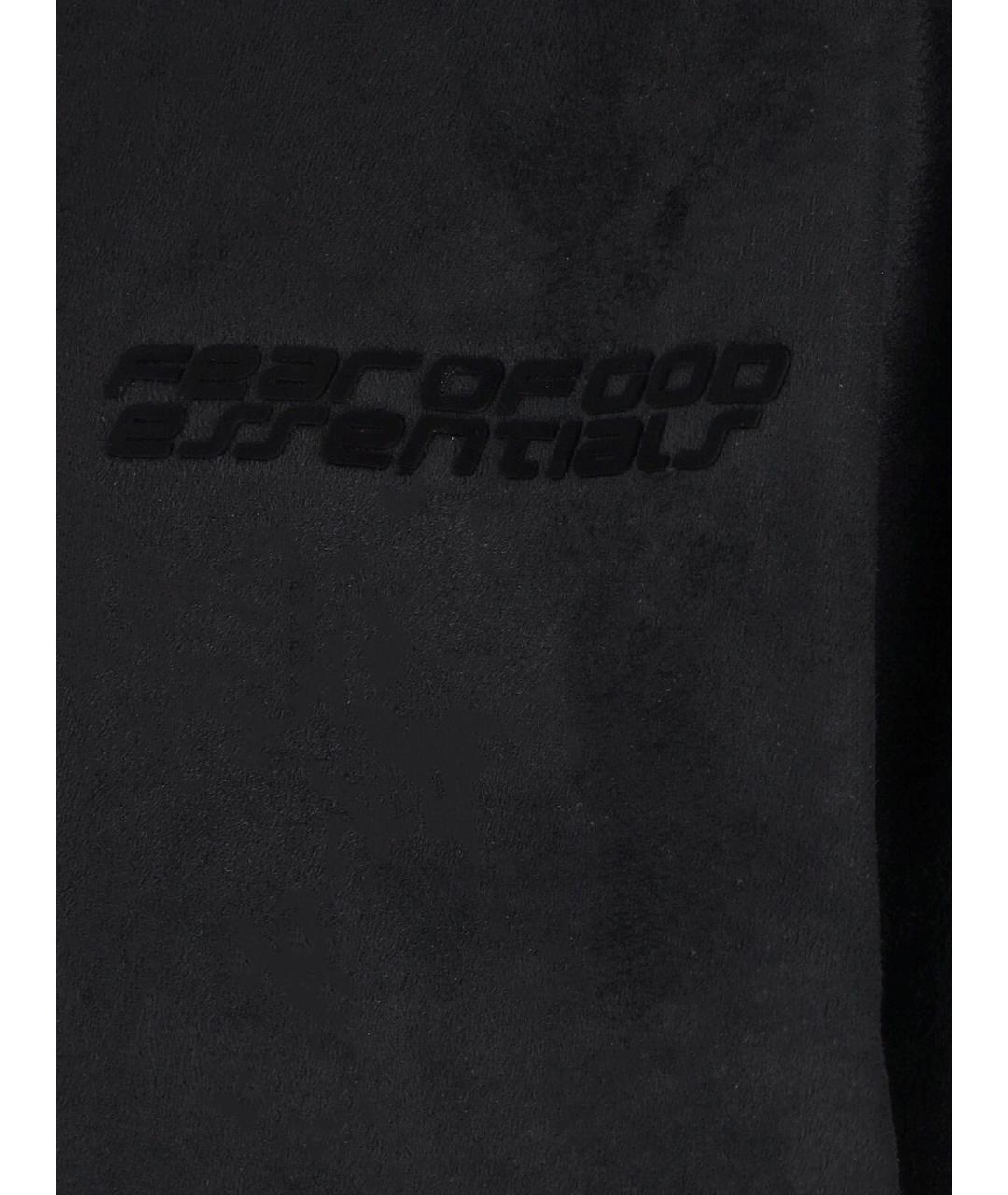 FEAR OF GOD ESSENTIALS Черная полиэстеровая куртка, фото 3
