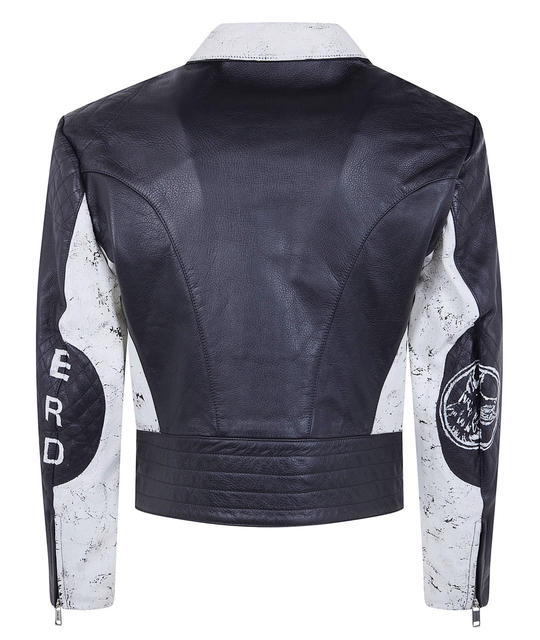 Enfants Riches Déprimés Черная кожаная куртка, фото 2