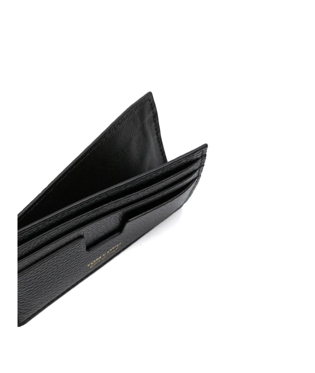 TOM FORD Черный кожаный кардхолдер, фото 2