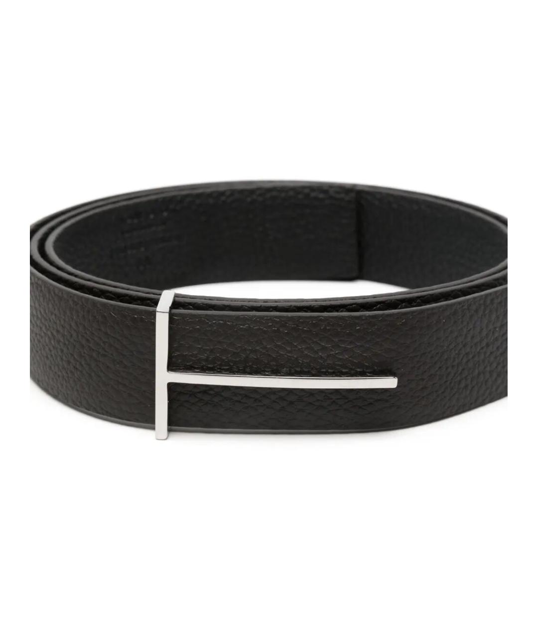 TOM FORD Коричневый кожаный ремень, фото 3