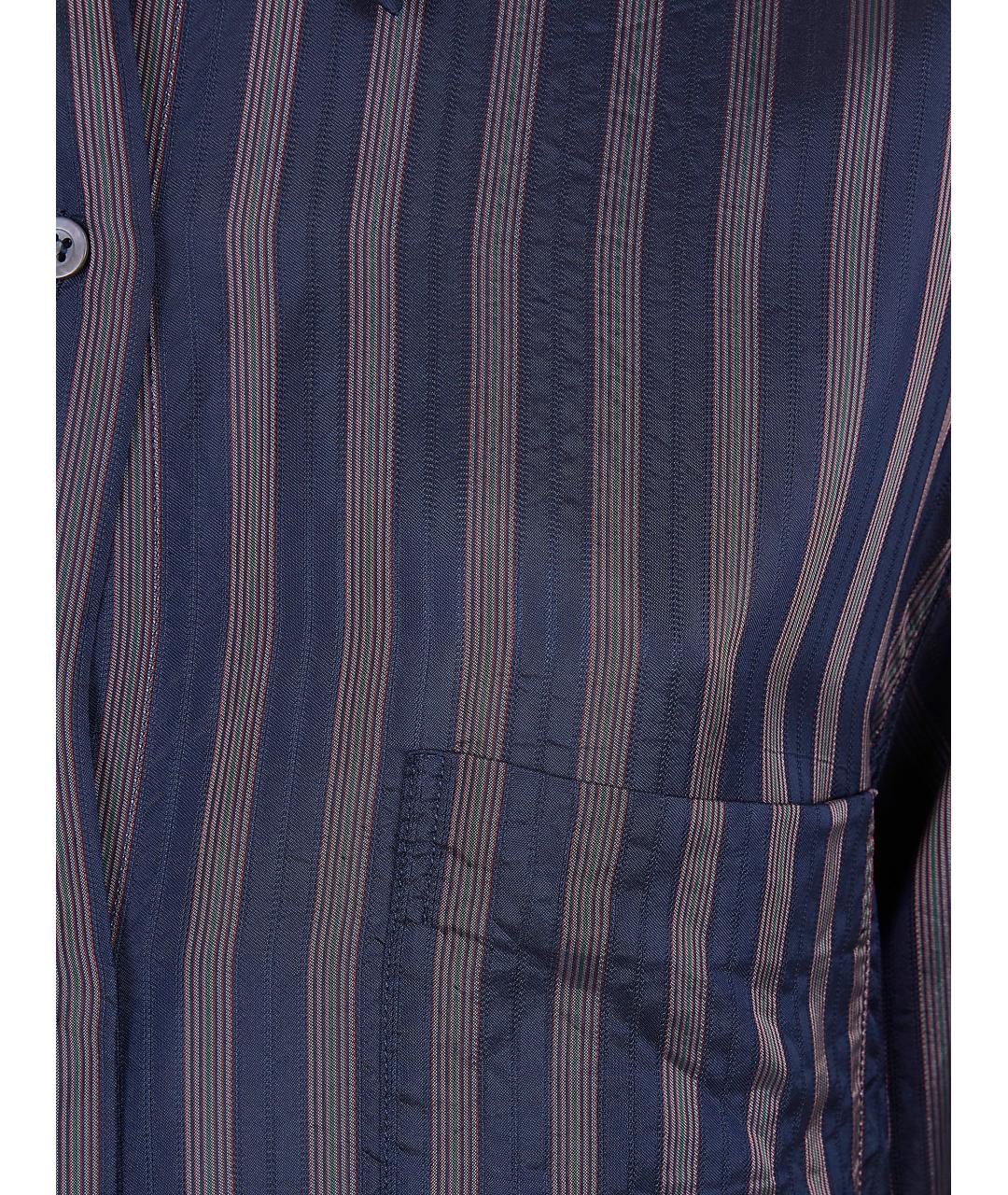 DRIES VAN NOTEN Синее вискозное повседневное платье, фото 3