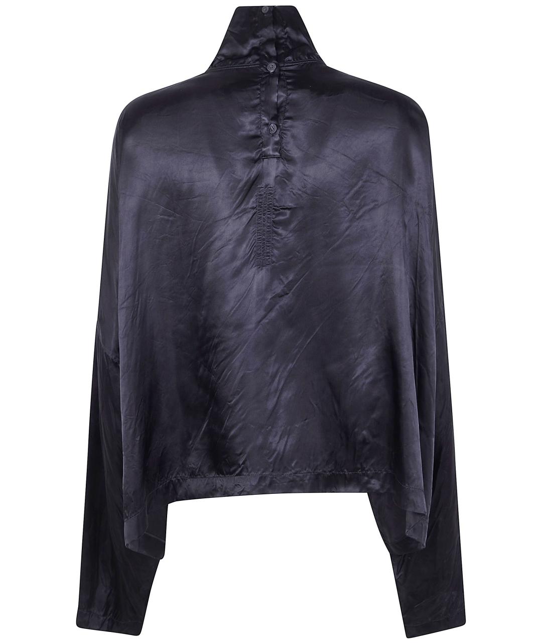 RICK OWENS Черная вискозная рубашка, фото 2