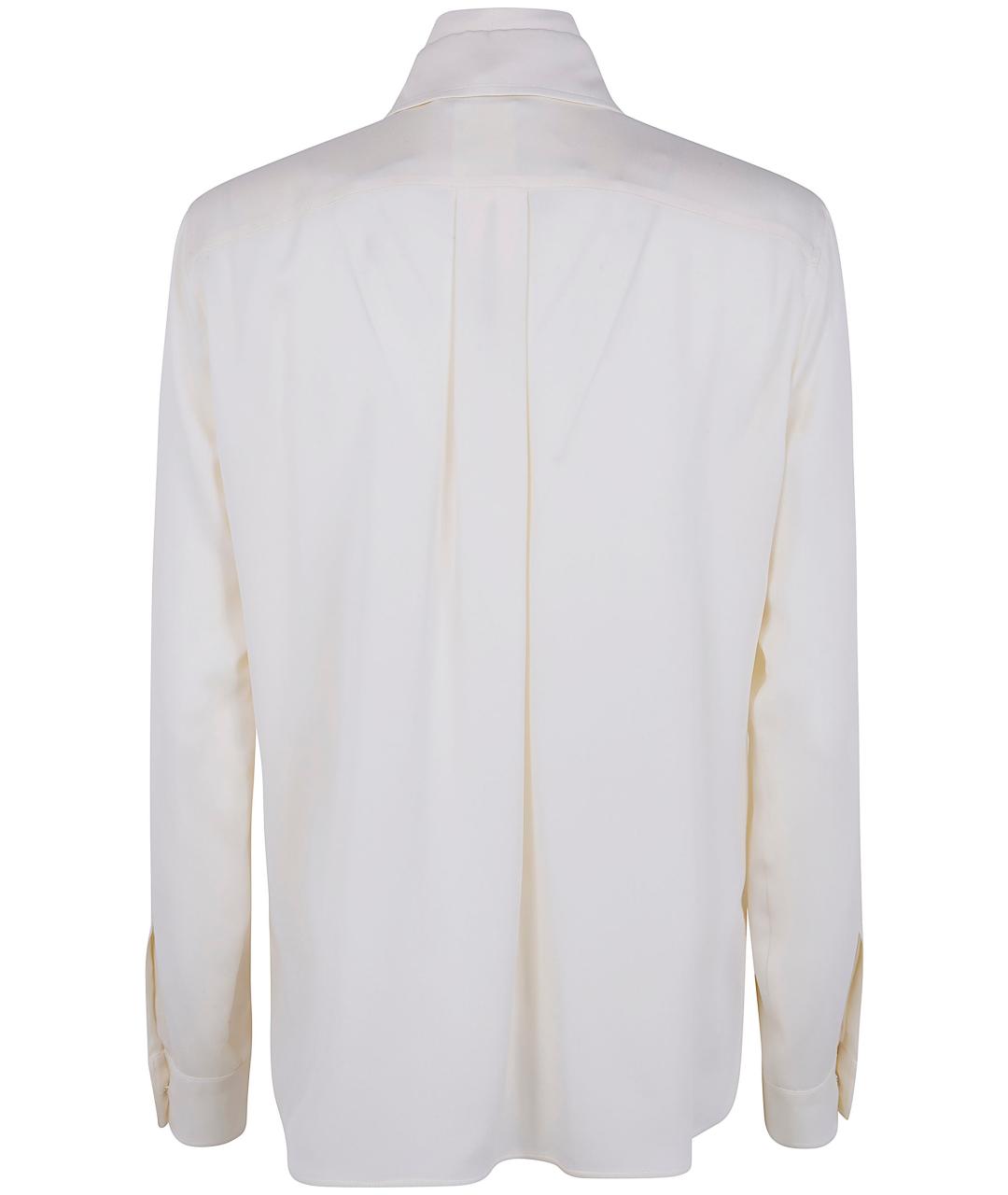 MAX MARA Белая шелковая рубашка, фото 2