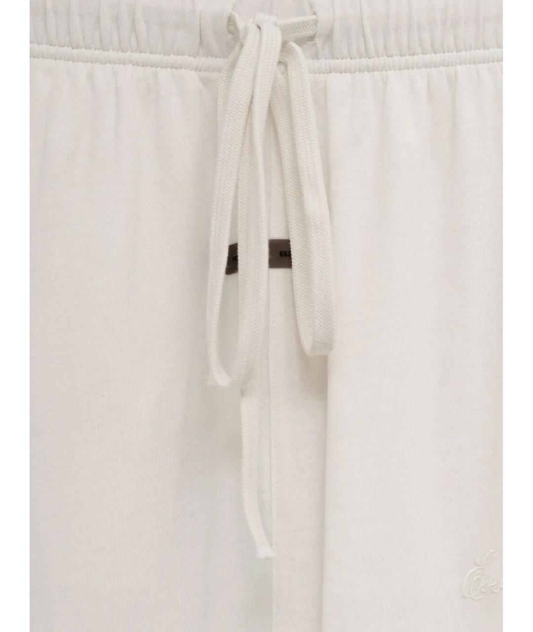 FEAR OF GOD ESSENTIALS Белые полиэстеровые прямые брюки, фото 2
