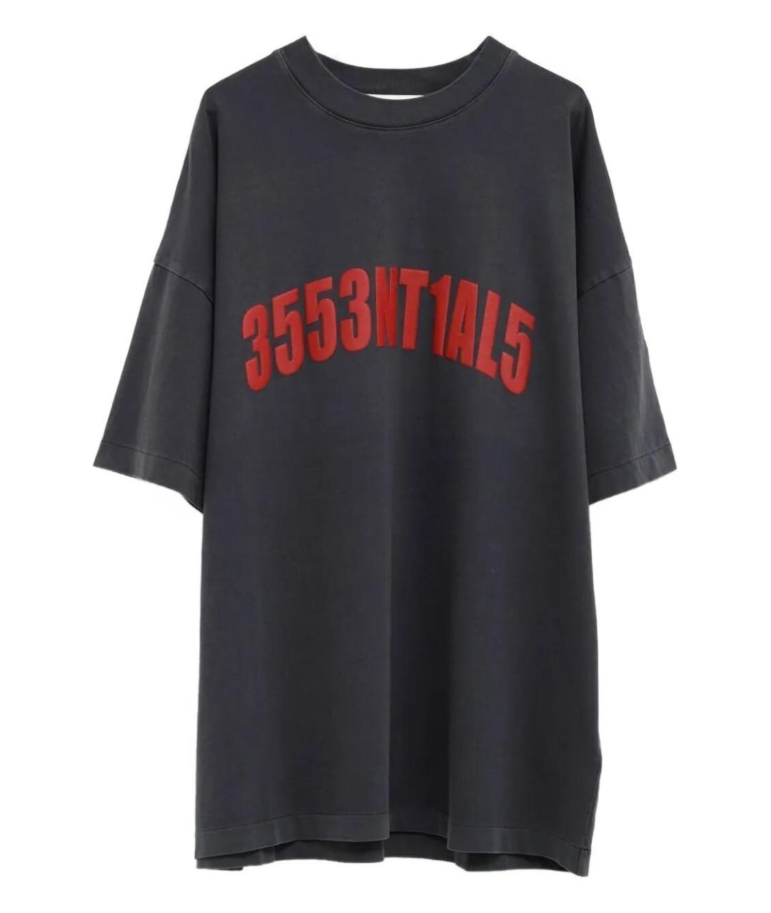 FEAR OF GOD ESSENTIALS Серая хлопковая футболка, фото 1