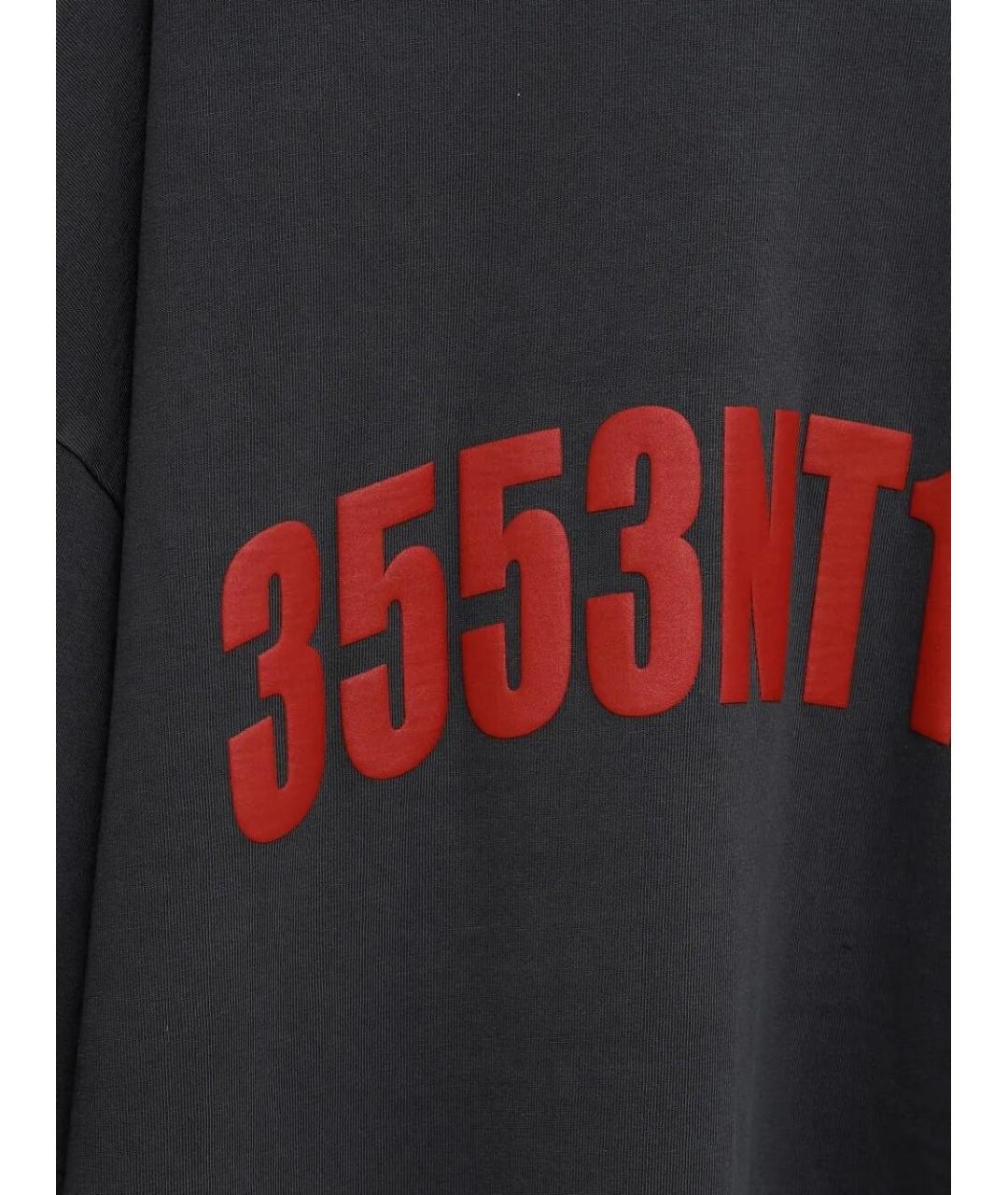 FEAR OF GOD ESSENTIALS Серая хлопковая футболка, фото 2