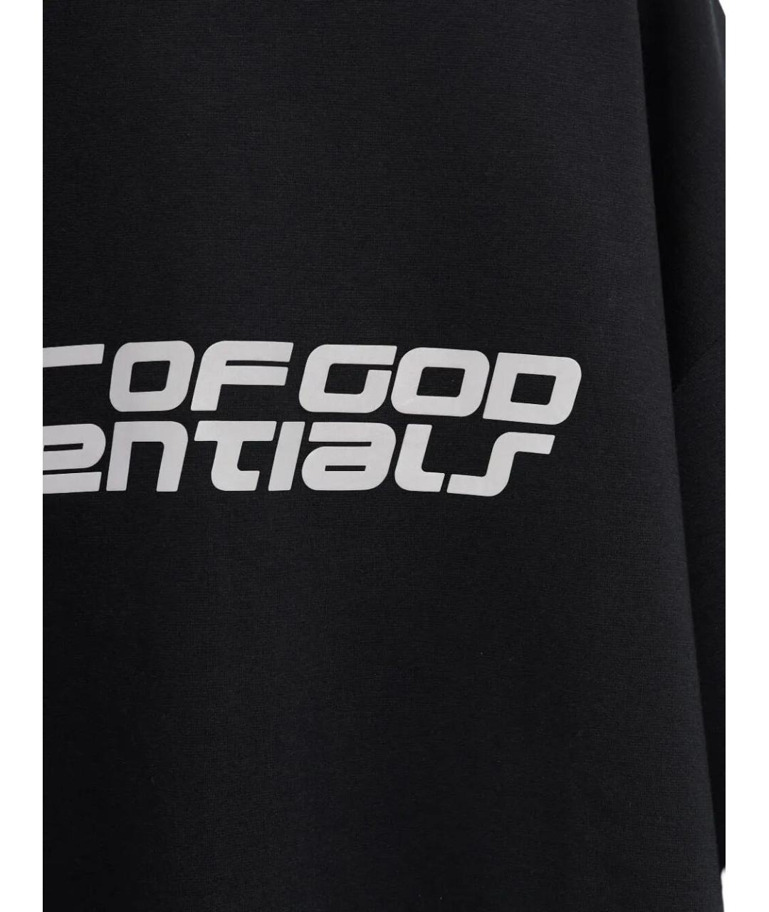 FEAR OF GOD ESSENTIALS Черная футболка, фото 3