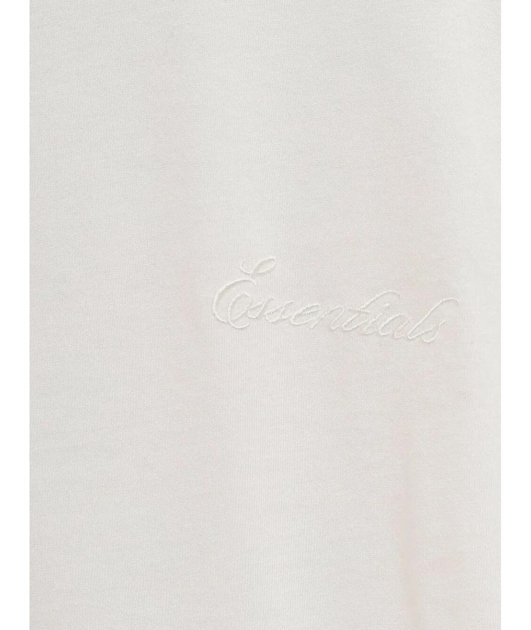 FEAR OF GOD ESSENTIALS Белая полиэстеровая футболка, фото 3