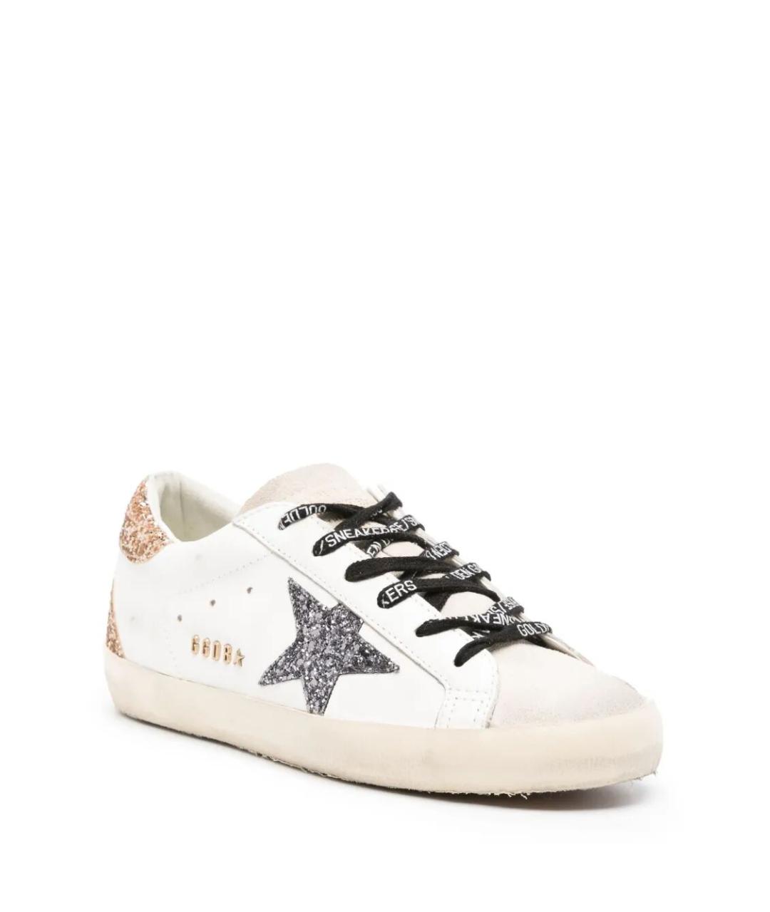 GOLDEN GOOSE DELUXE BRAND Белые кожаные кеды, фото 4