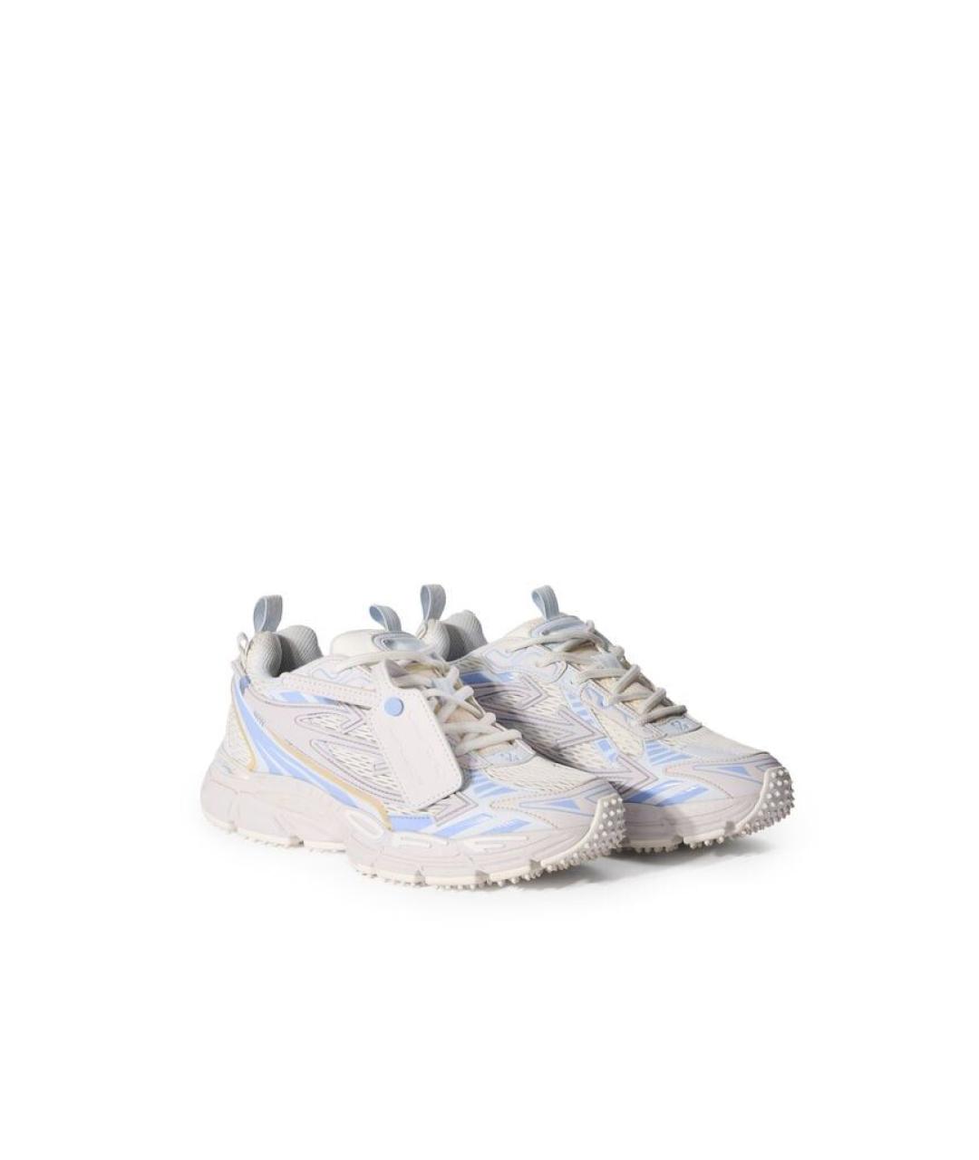 OFF-WHITE Белые синтетические кроссовки, фото 2