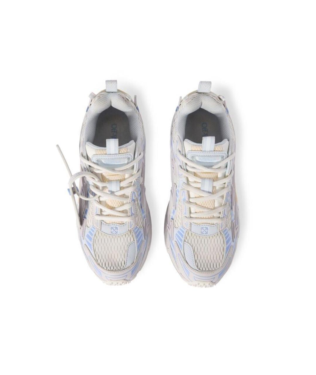 OFF-WHITE Белые синтетические кроссовки, фото 3