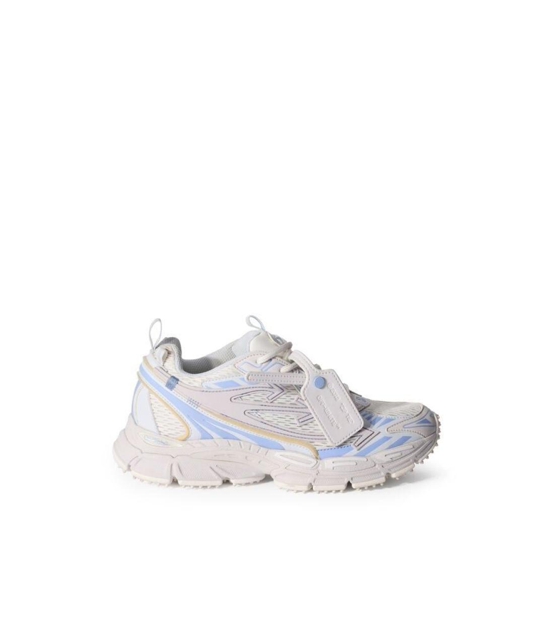 OFF-WHITE Белые синтетические кроссовки, фото 1