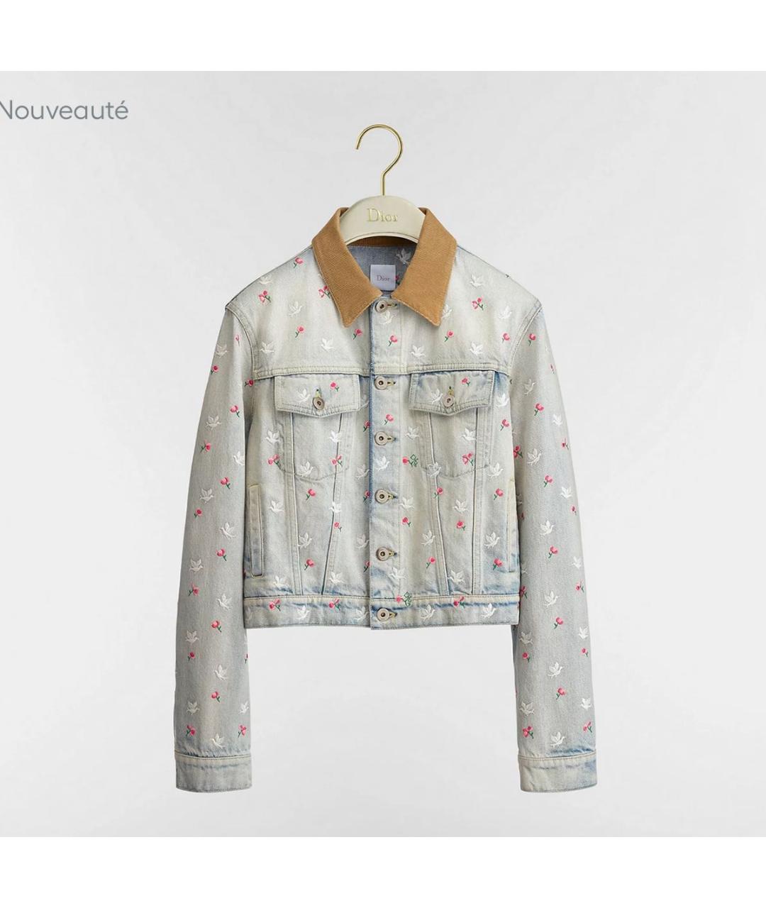 CHRISTIAN DIOR Голубая деним куртка, фото 4