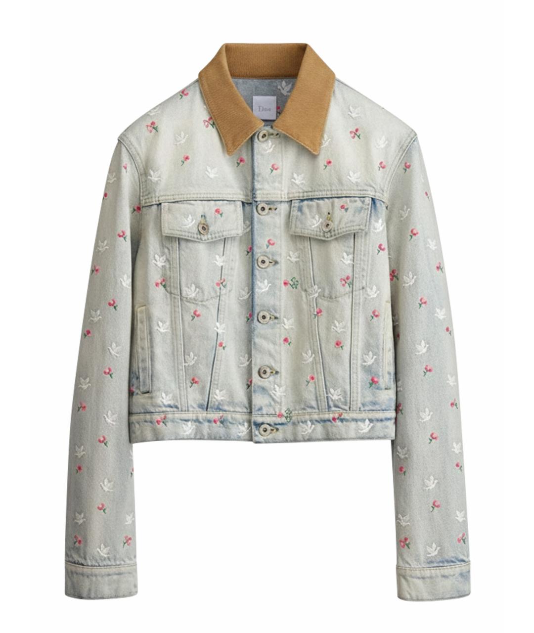 CHRISTIAN DIOR Голубая деним куртка, фото 1