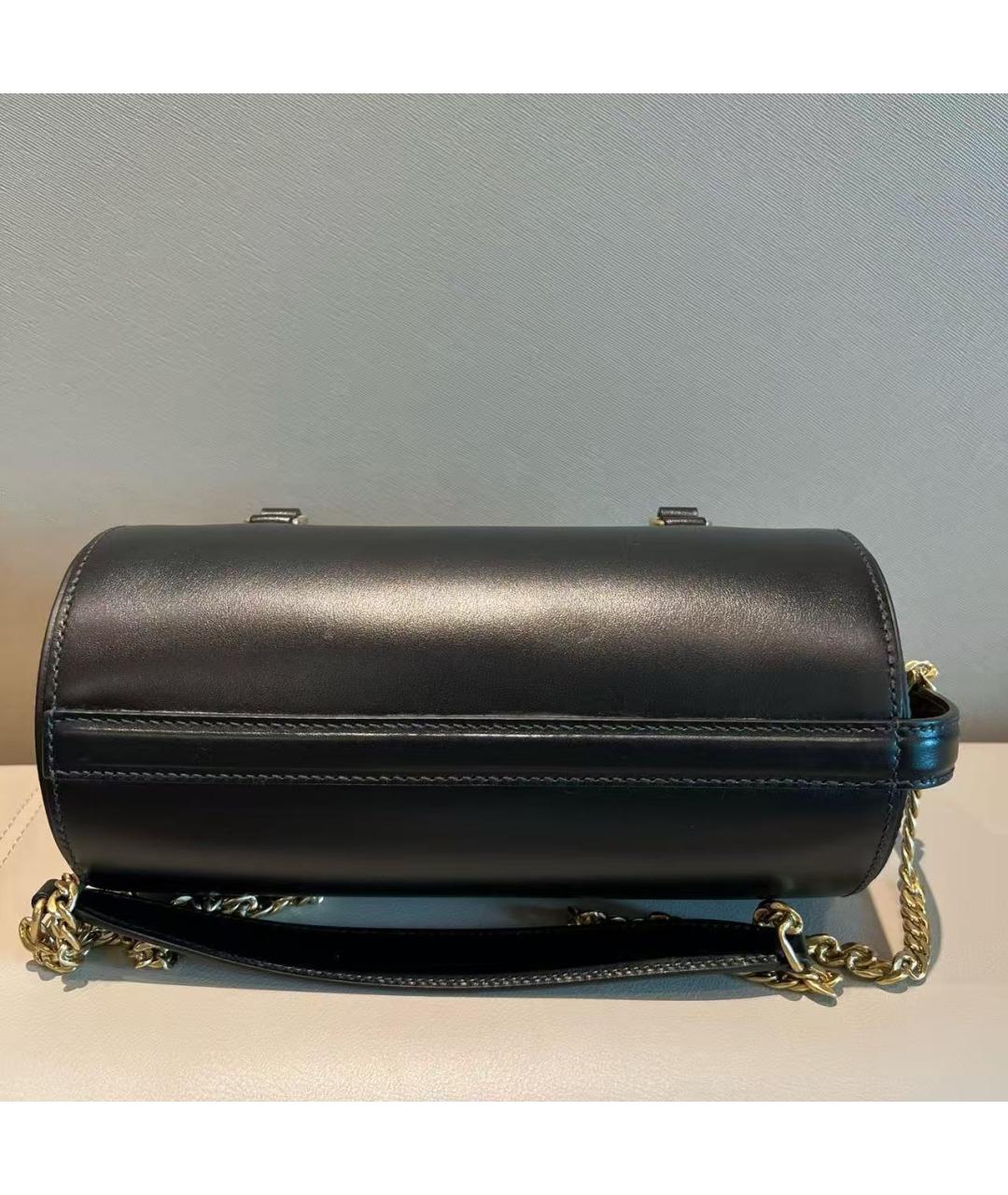 PRADA Черная кожаная сумка через плечо, фото 4