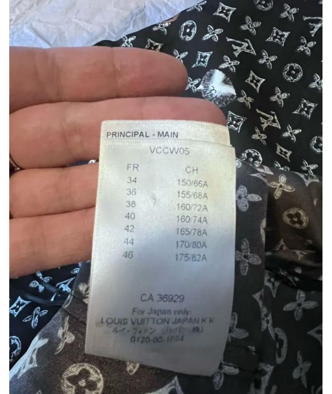 LOUIS VUITTON Черные шелковые брюки широкие, фото 4