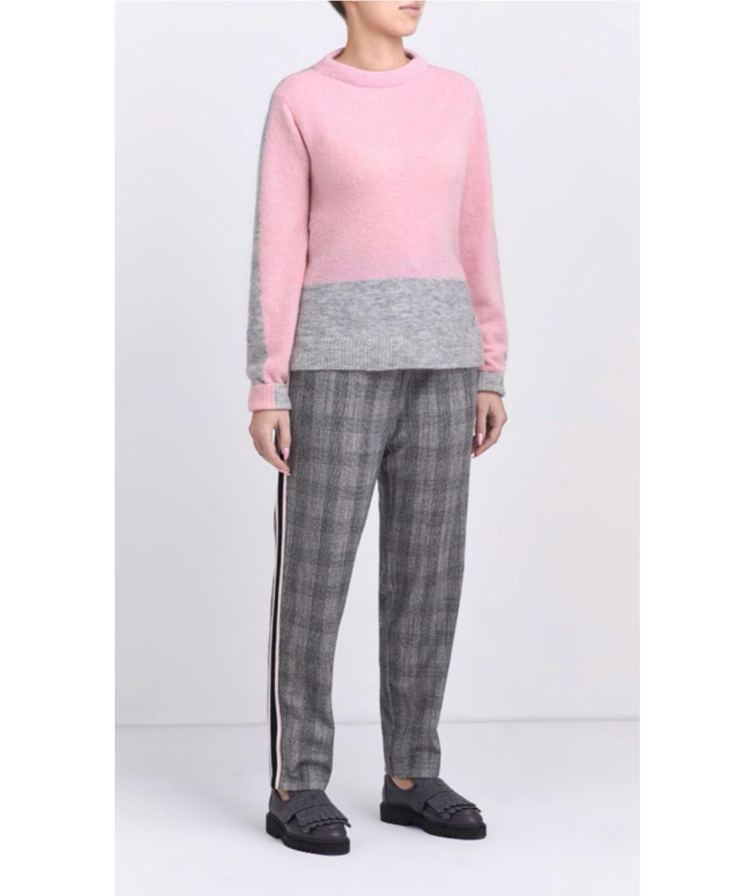 BOGNER Серые шерстяные брюки узкие, фото 2