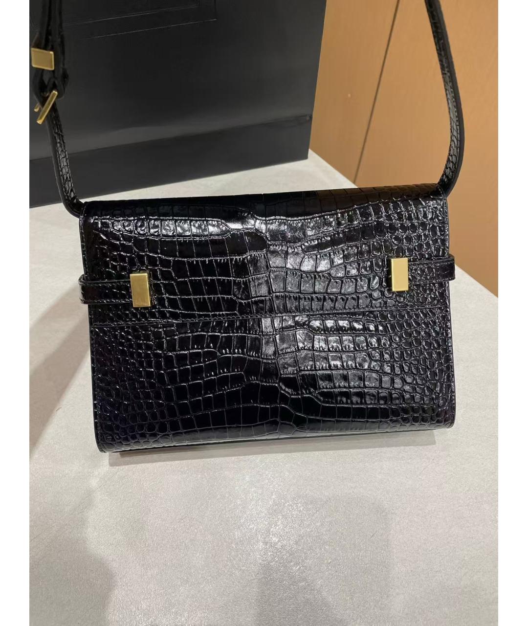 SAINT LAURENT Черная сумка через плечо, фото 5