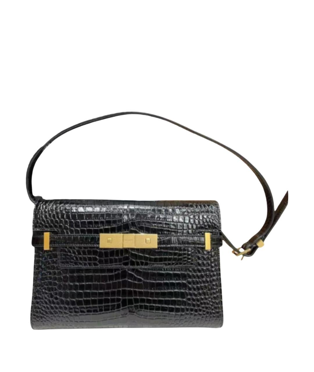 SAINT LAURENT Черная сумка через плечо, фото 1