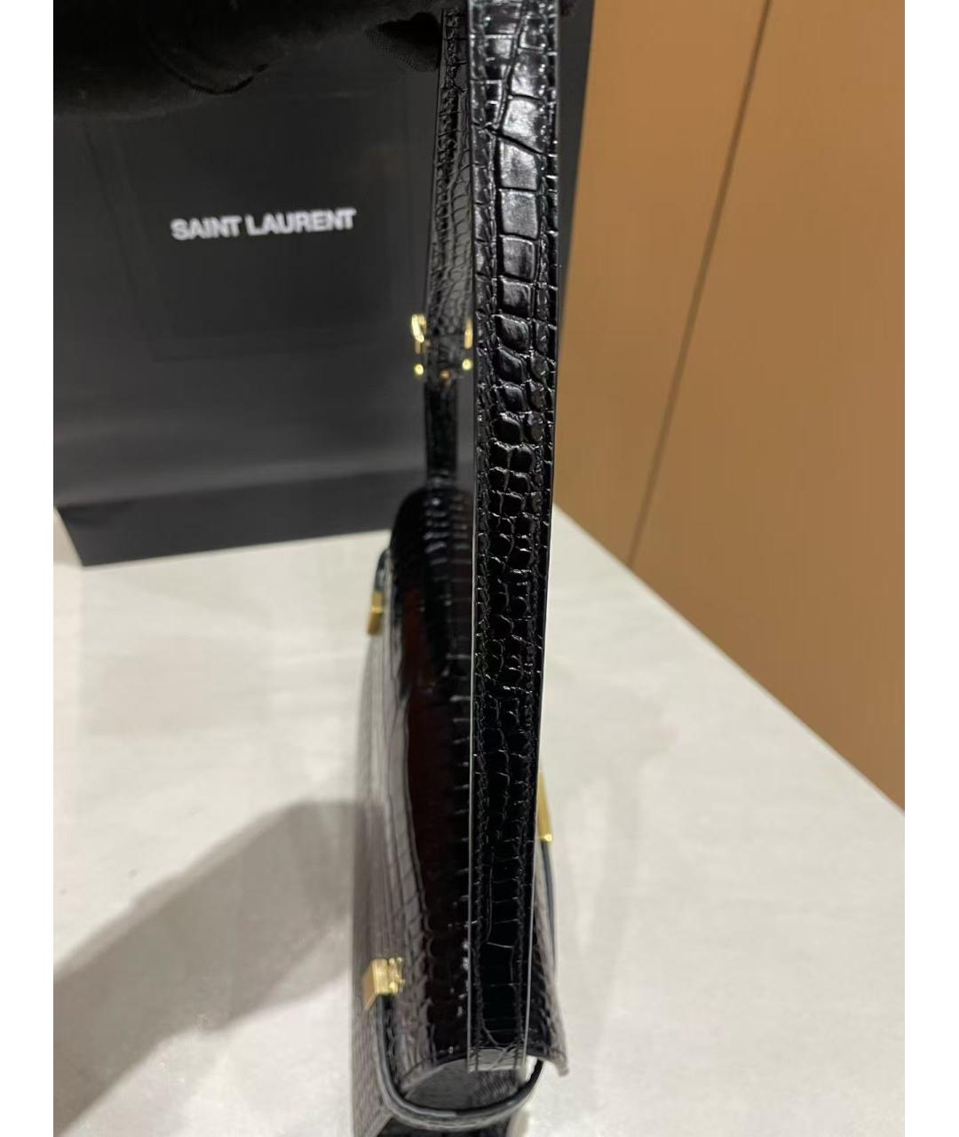 SAINT LAURENT Черная сумка через плечо, фото 6