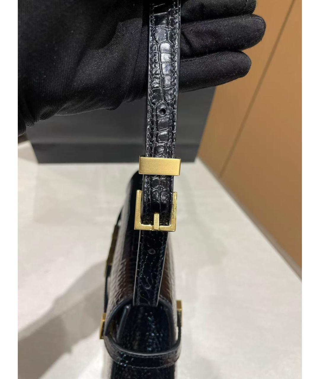 SAINT LAURENT Черная сумка через плечо, фото 4