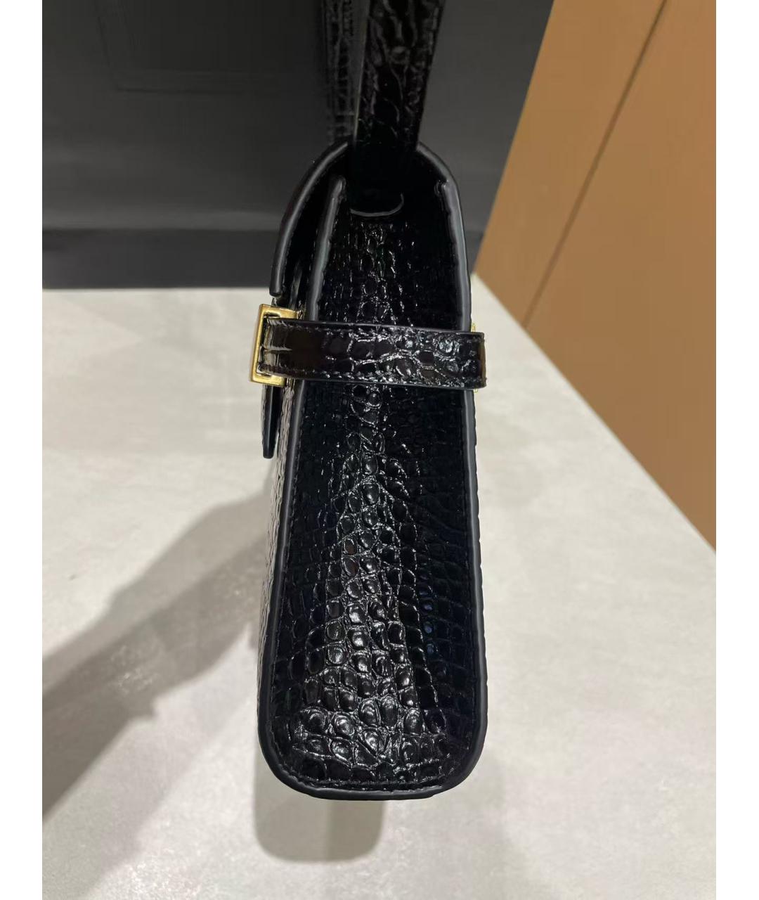 SAINT LAURENT Черная сумка через плечо, фото 3