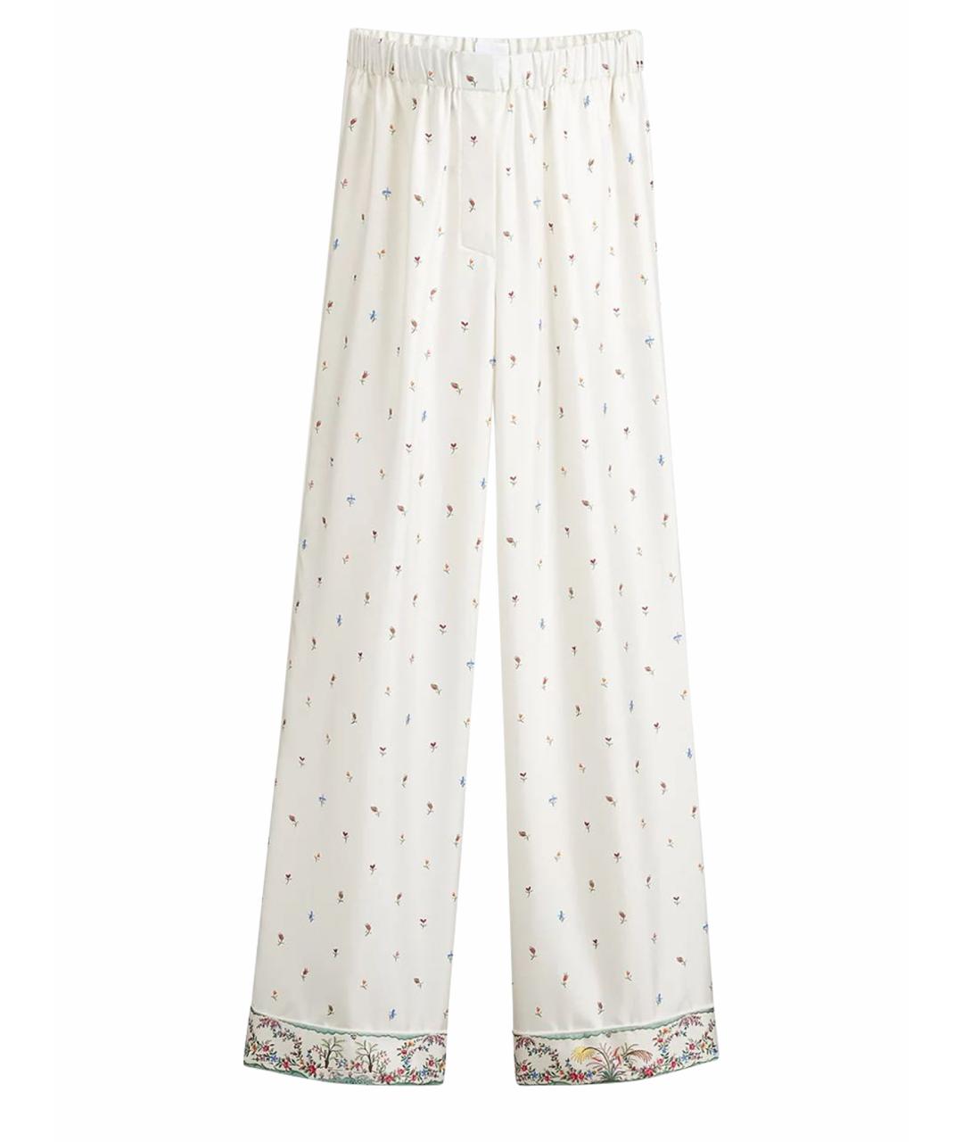 CHRISTIAN DIOR Белые повседневные брюки, фото 1