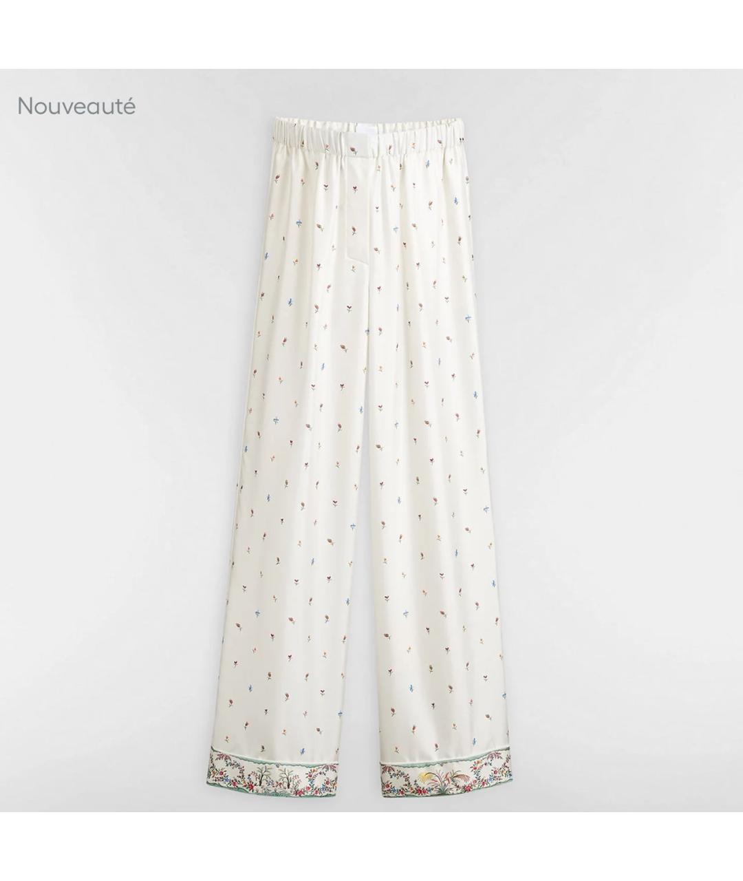 CHRISTIAN DIOR Белые повседневные брюки, фото 4