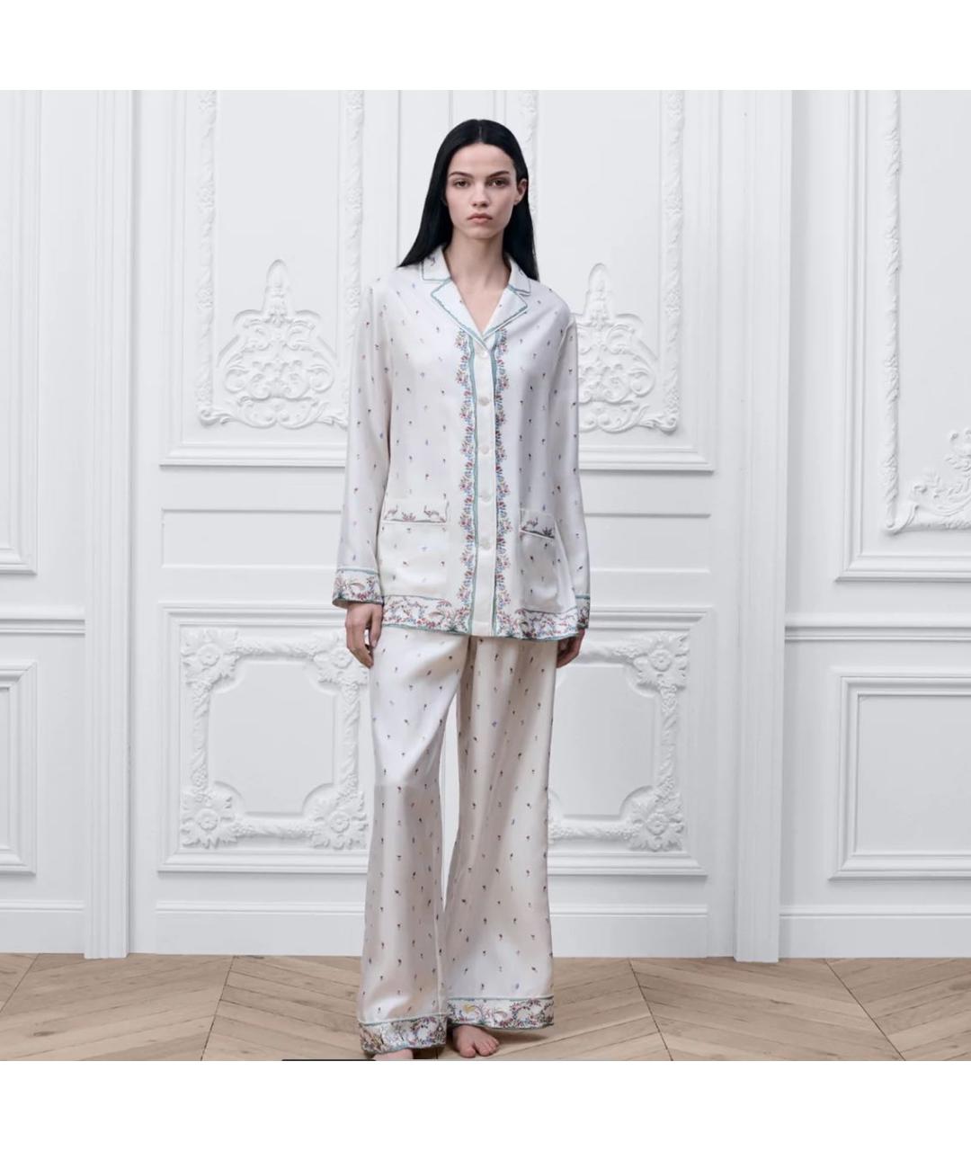 CHRISTIAN DIOR Белые повседневные брюки, фото 2