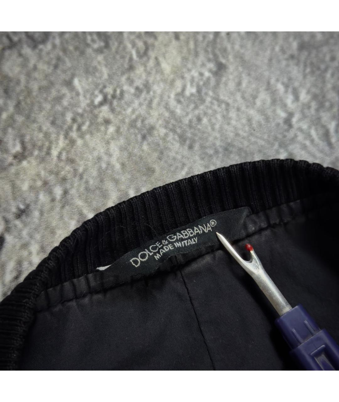 DOLCE&GABBANA Черная полиамидовая куртка, фото 3