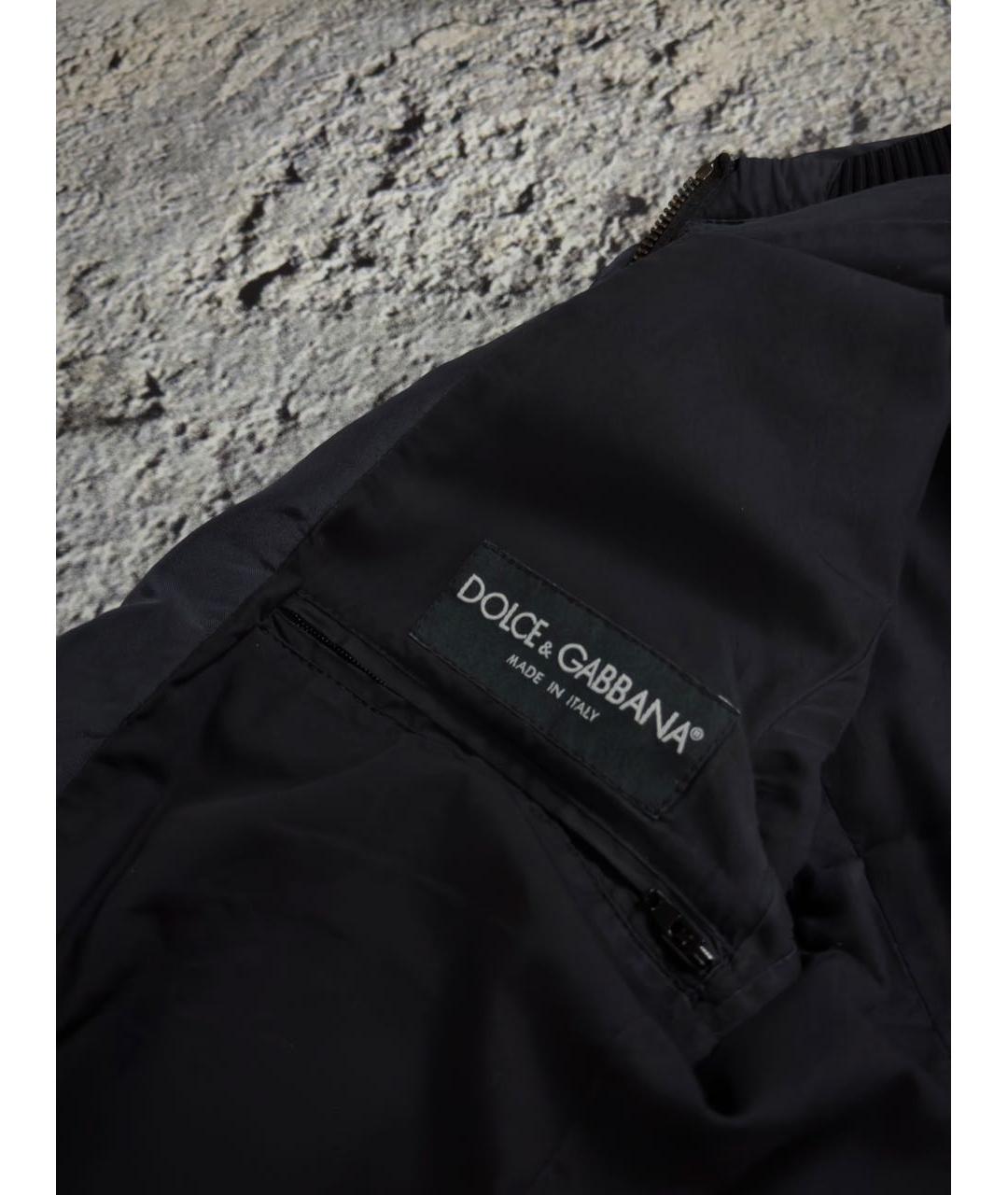 DOLCE&GABBANA Черная полиамидовая куртка, фото 6