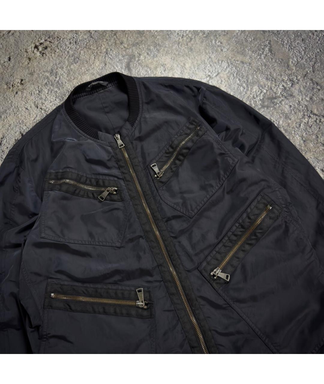 DOLCE&GABBANA Черная полиамидовая куртка, фото 5