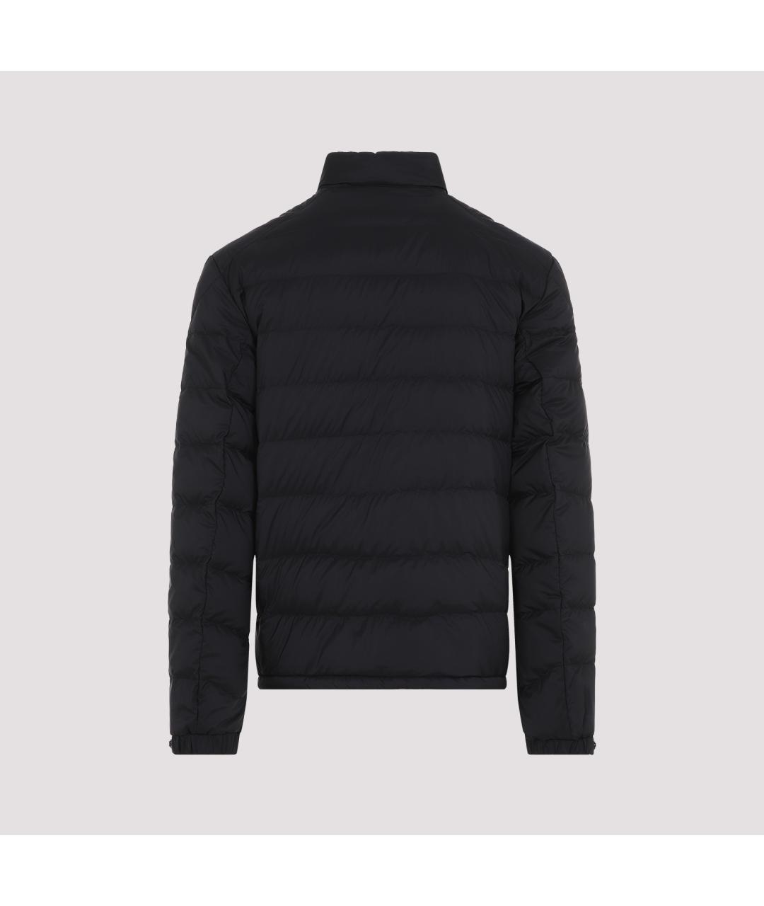 MONCLER Черный полиамидовый пуховик, фото 3