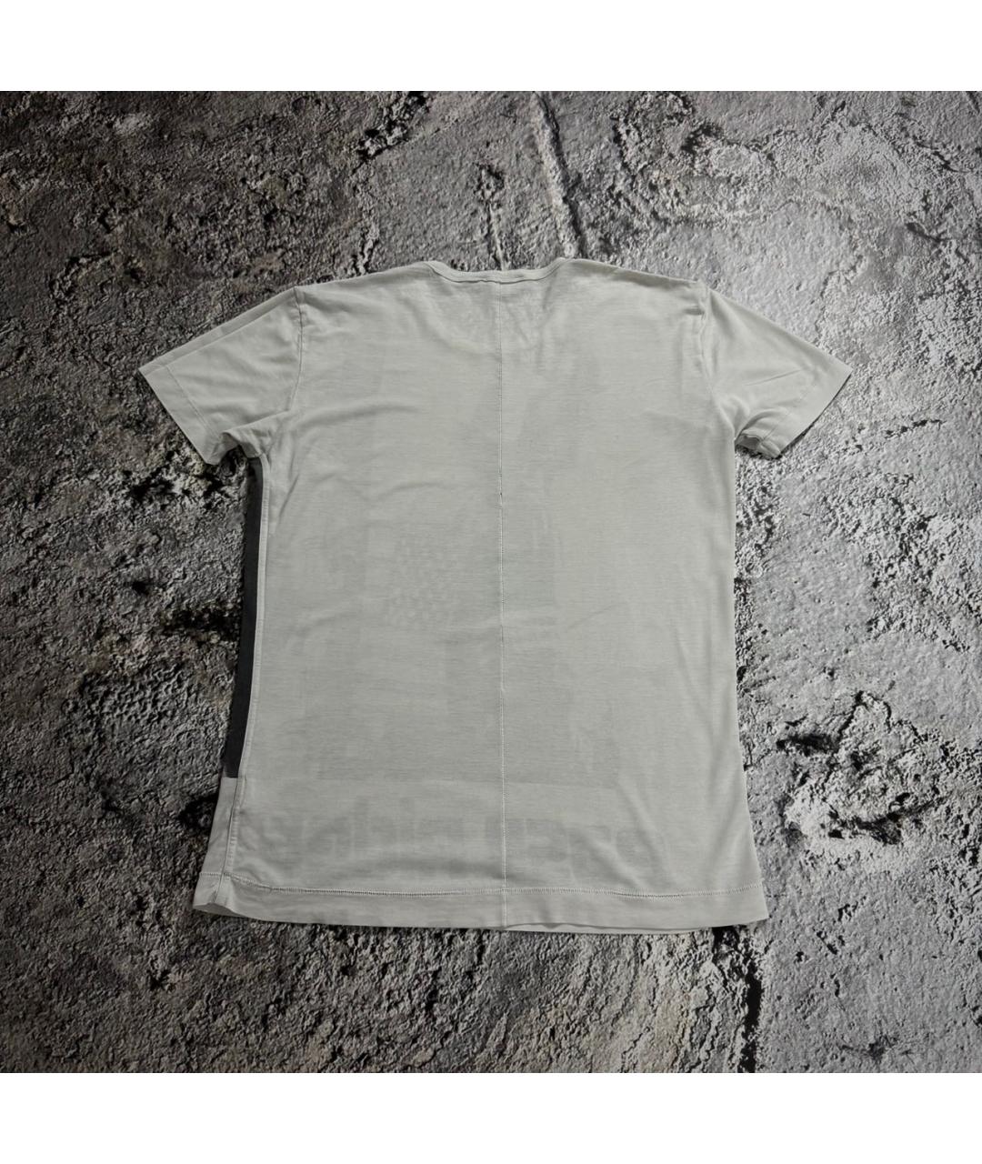 DOLCE&GABBANA Белая хлопковая футболка, фото 2