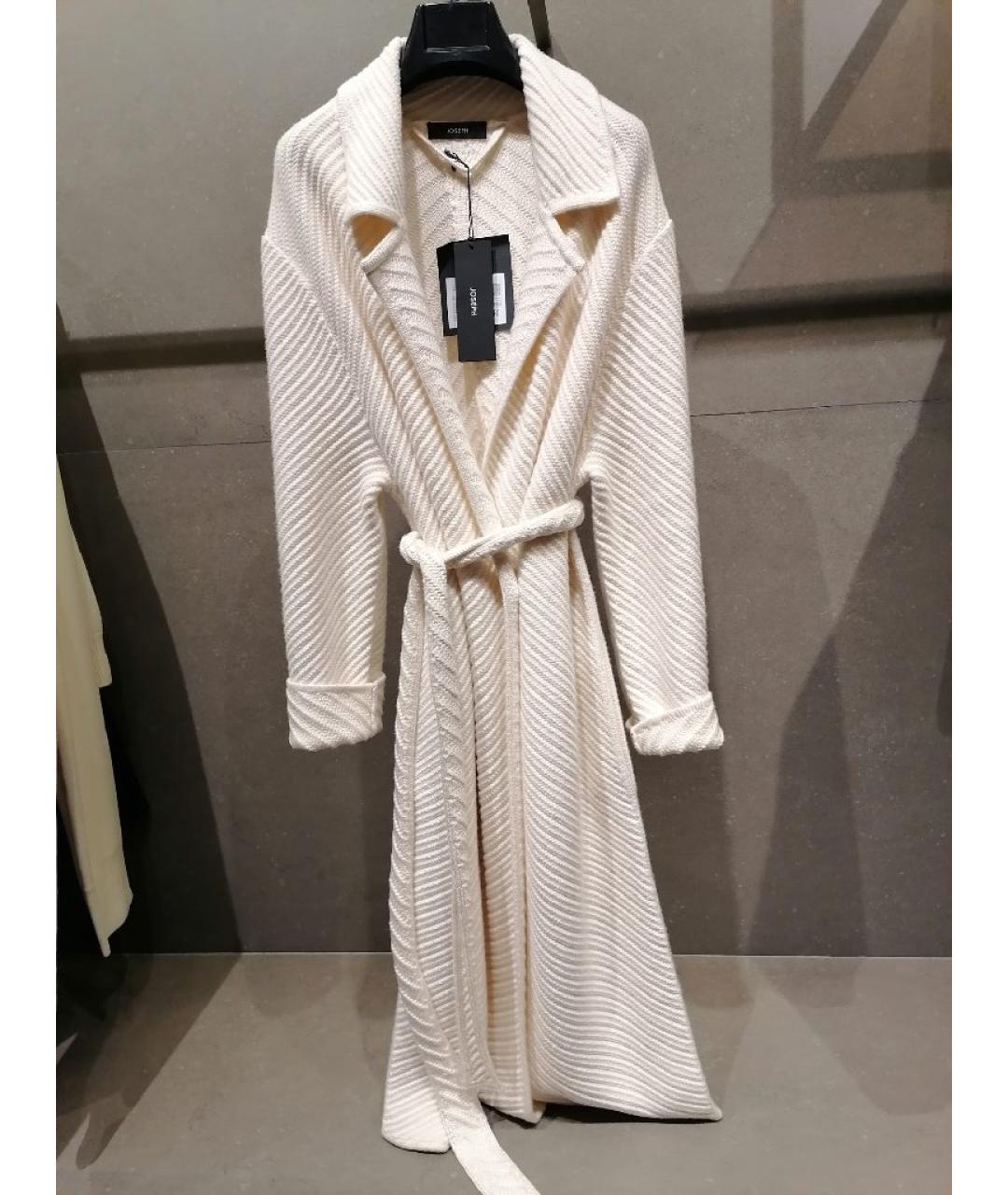JOSEPH Белое шерстяное пальто, фото 5
