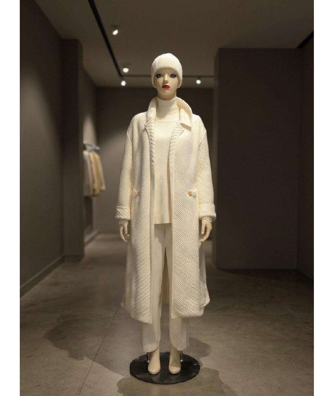 JOSEPH Белое шерстяное пальто, фото 3