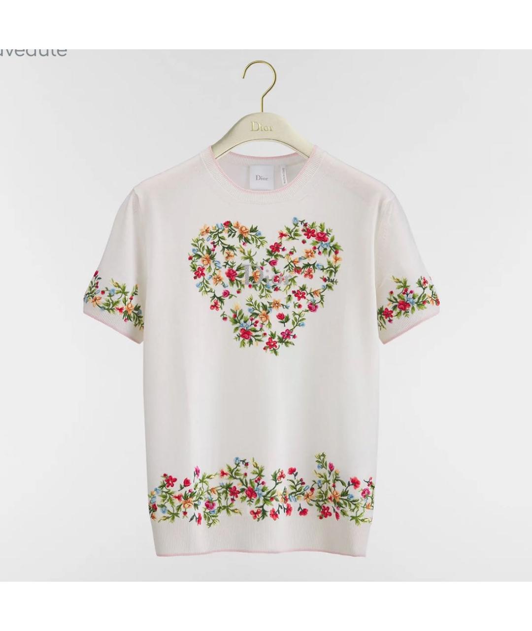 CHRISTIAN DIOR Белый джемпер / свитер, фото 4