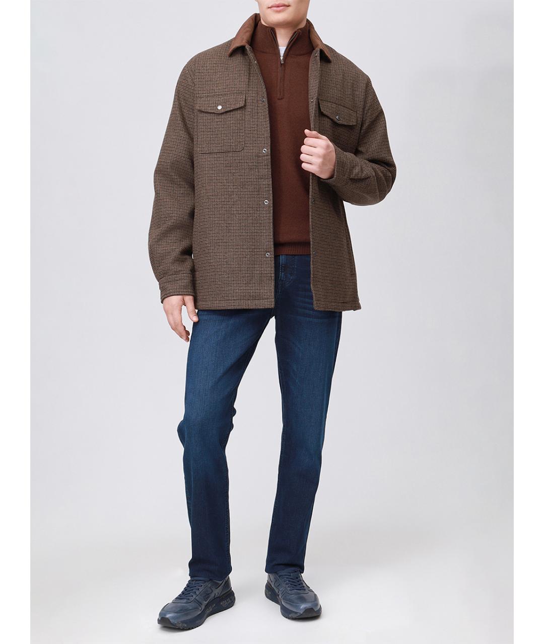 MC2 SAINT BARTH Коричневый шерстяной джемпер / свитер, фото 2