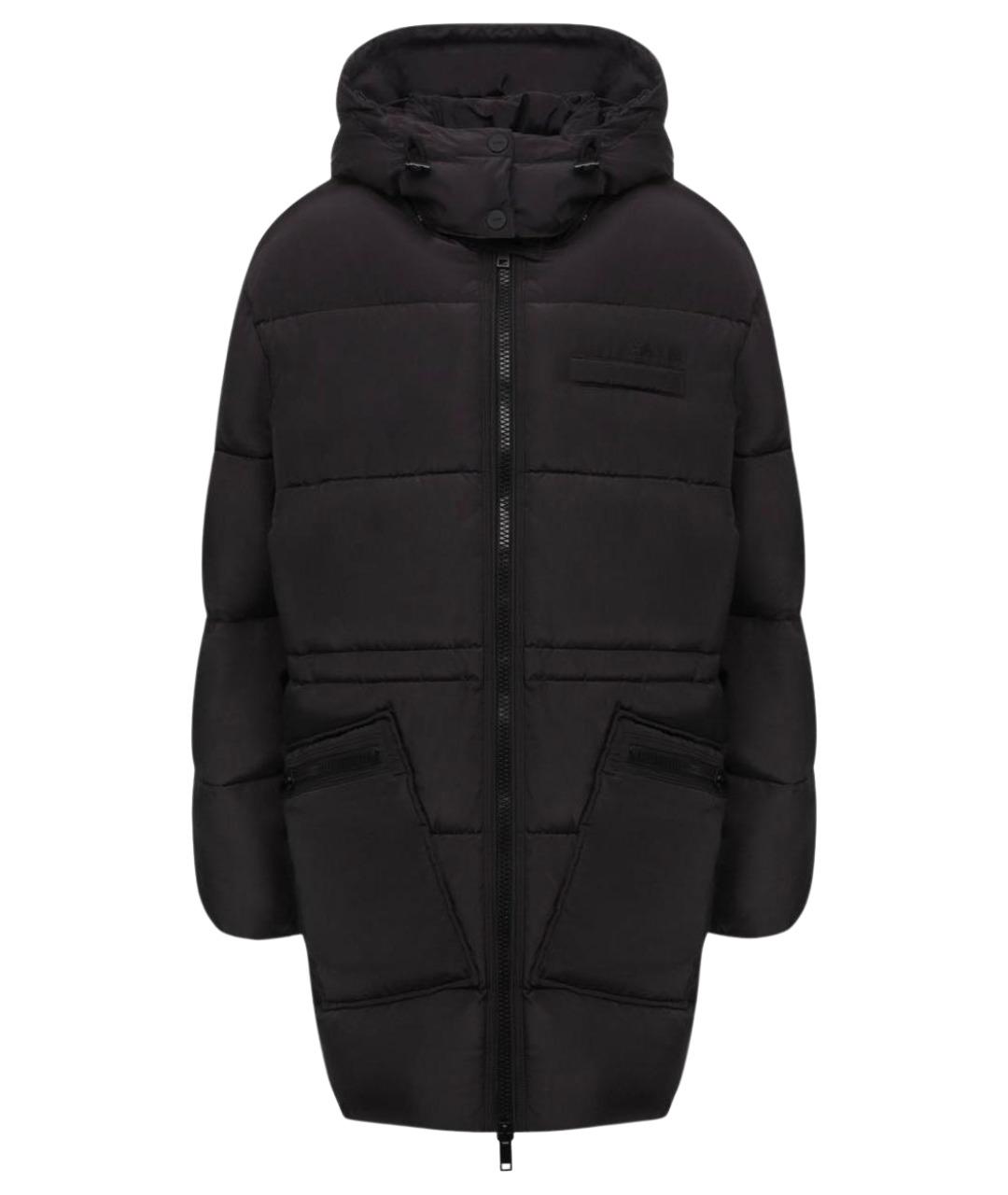 GANNI Черный полиамидовый пуховик, фото 1