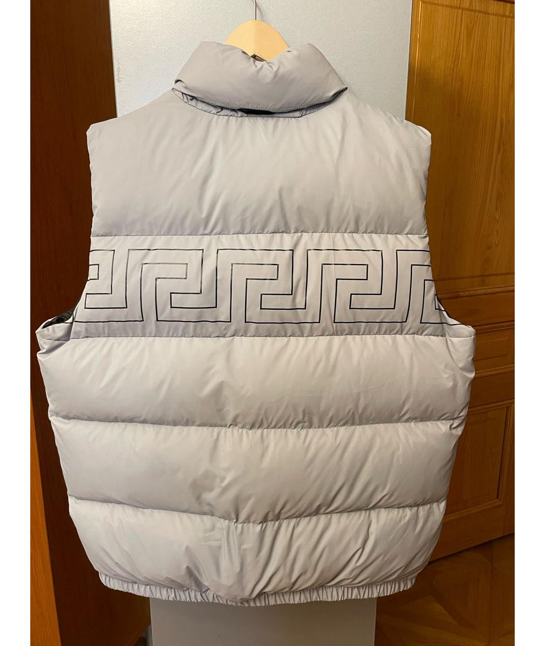 VERSACE Серый полиэстеровый жилет, фото 2