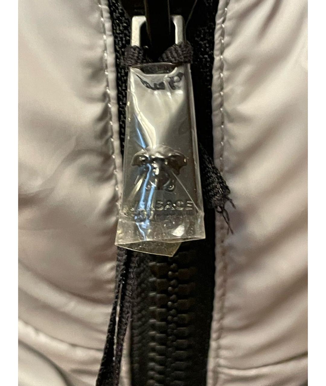 VERSACE Серый полиэстеровый жилет, фото 4