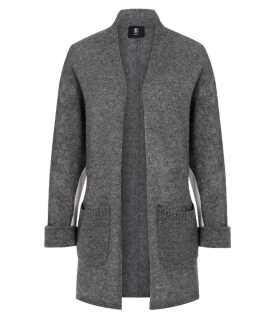 BOGNER Серый кашемировый кардиган, фото 1